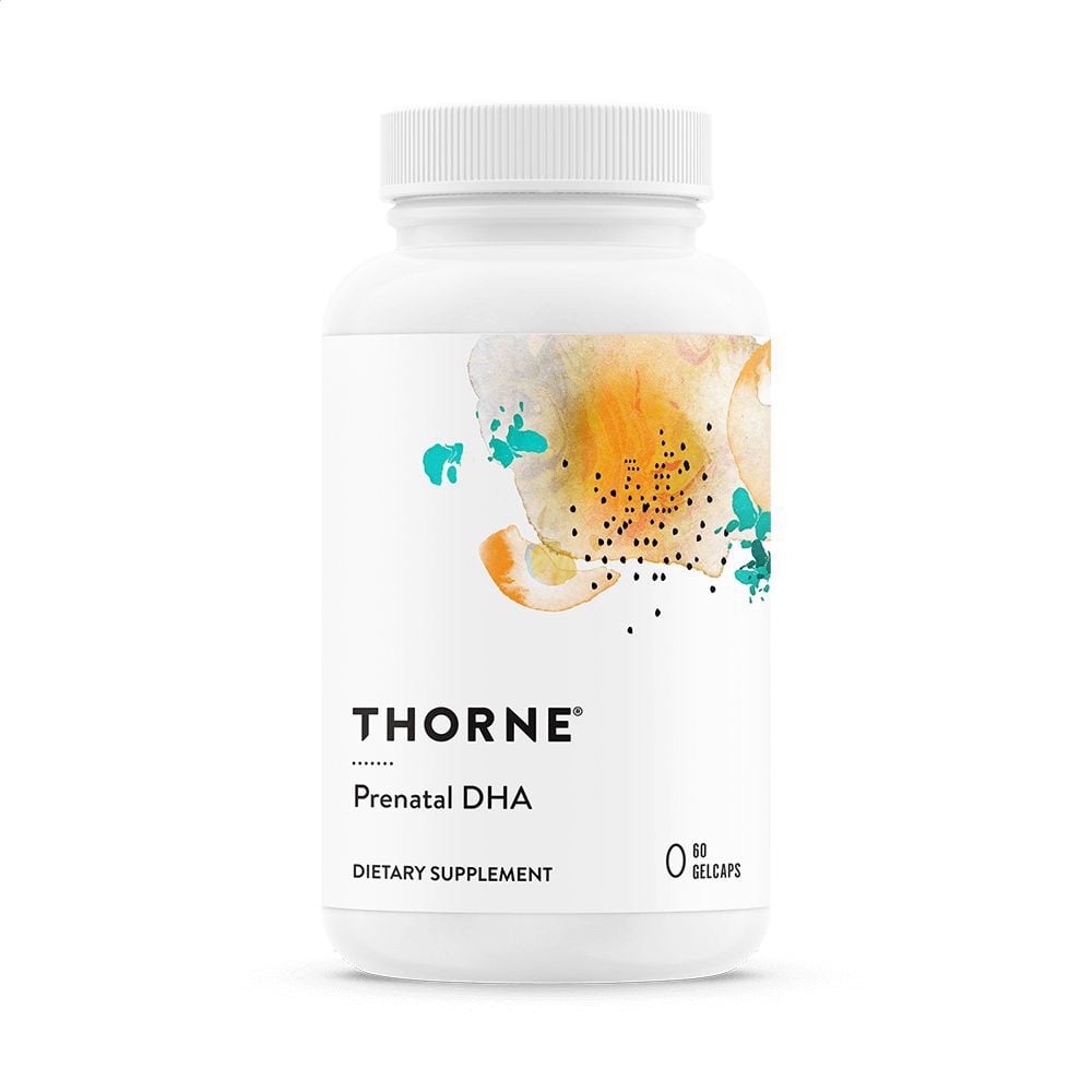 Докозагексаєнова кислота для вагітних Thorne Research Prenatal DHA, 60 гелевих капсул