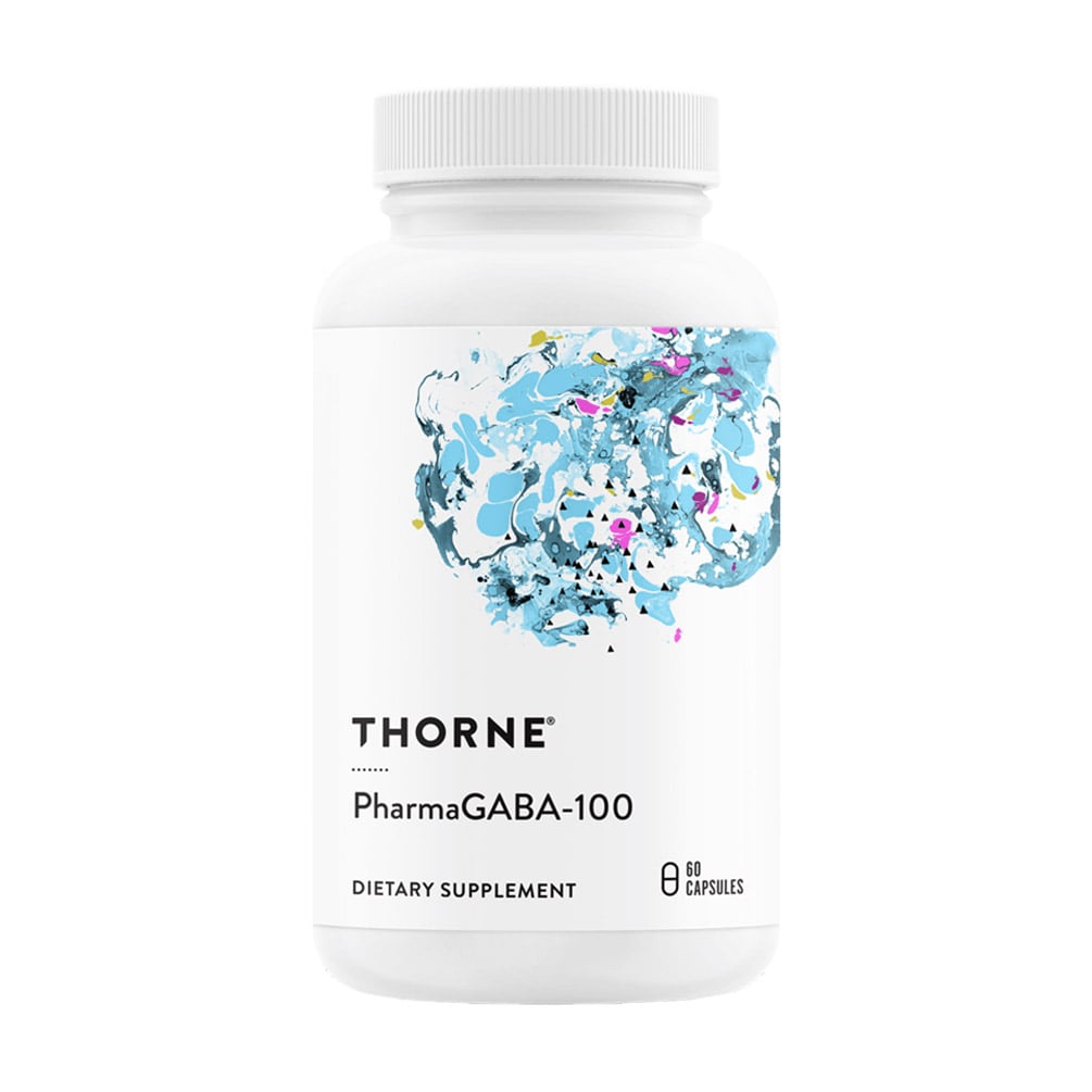 Гамма-аміномасляна кислота Thorne Research Pharma GABA 100 мг, 60 капсул