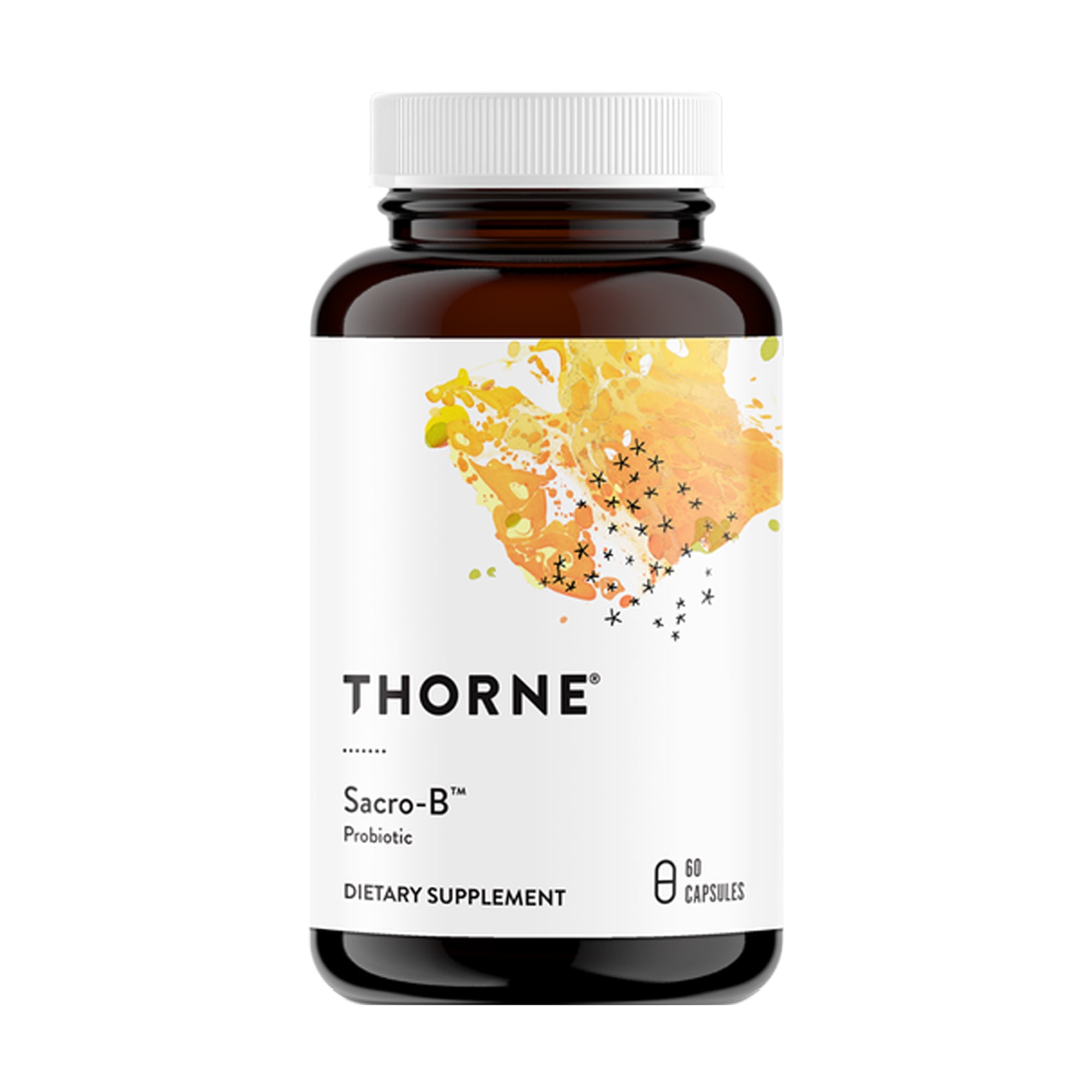 Сахароміцети буларді Thorne Research Sacro-B, 60 капсул